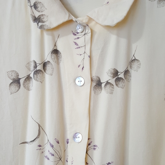 Yellow with Grey Pattern Top - Picture 2 of 4